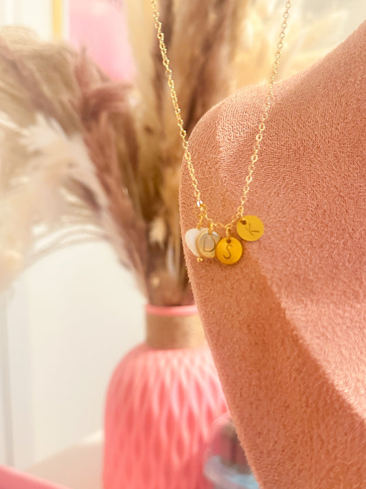 Custom Dainty Initial Necklace