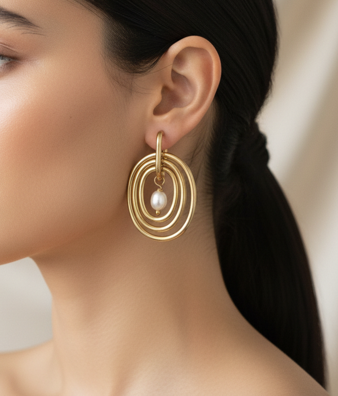 Michaela Layered Earrings