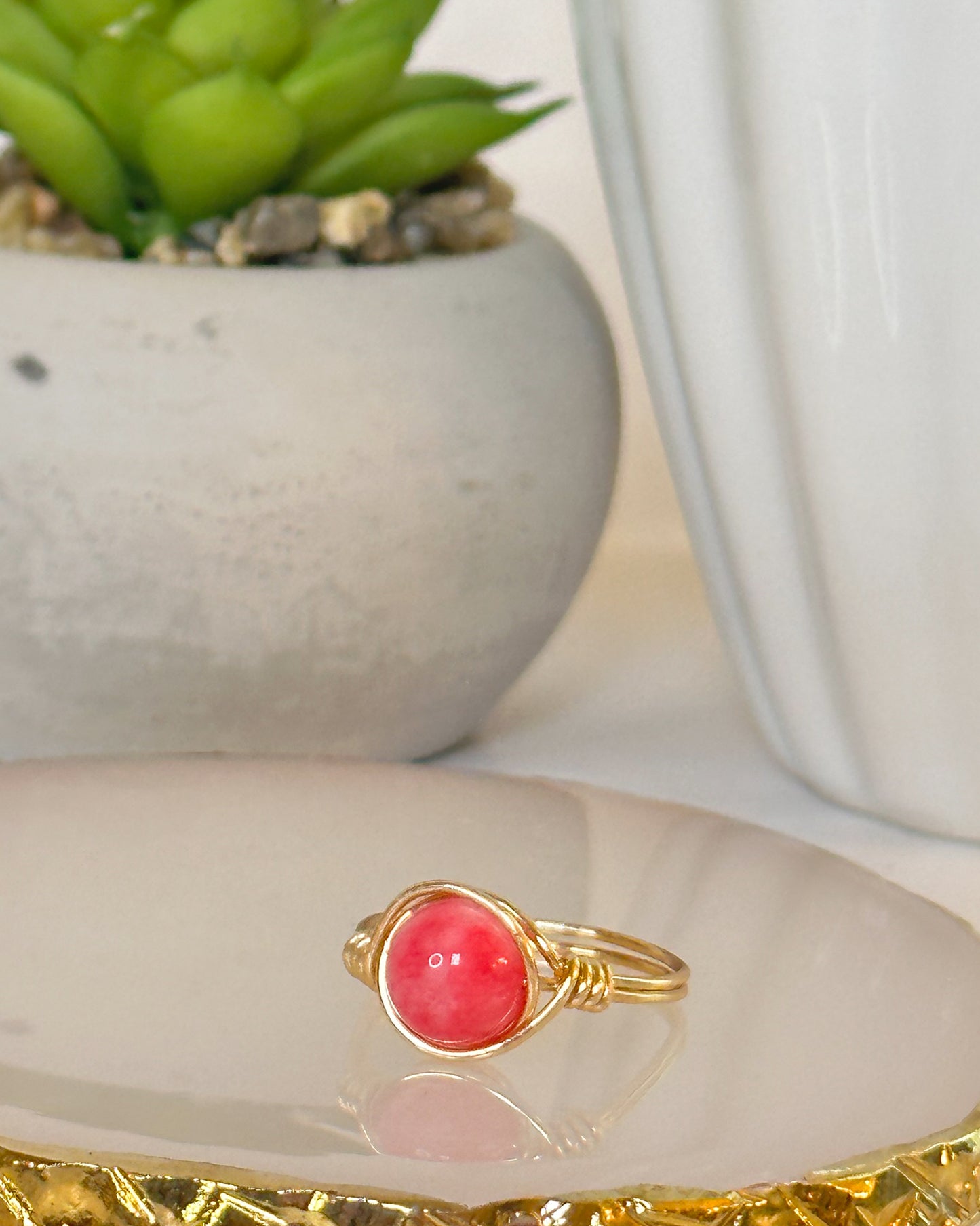 Single Gemstone Ring - Essential Paradise
