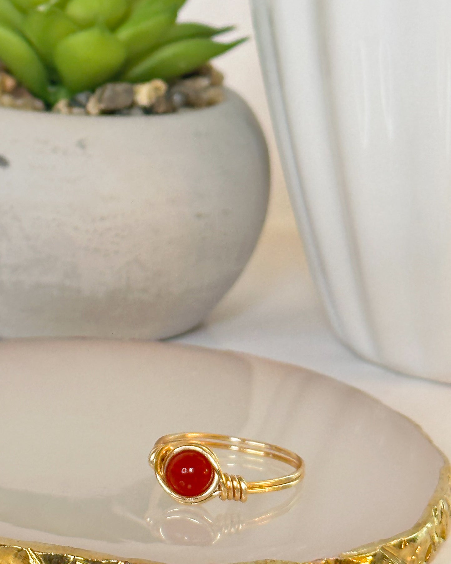 Single Gemstone Ring - Essential Paradise