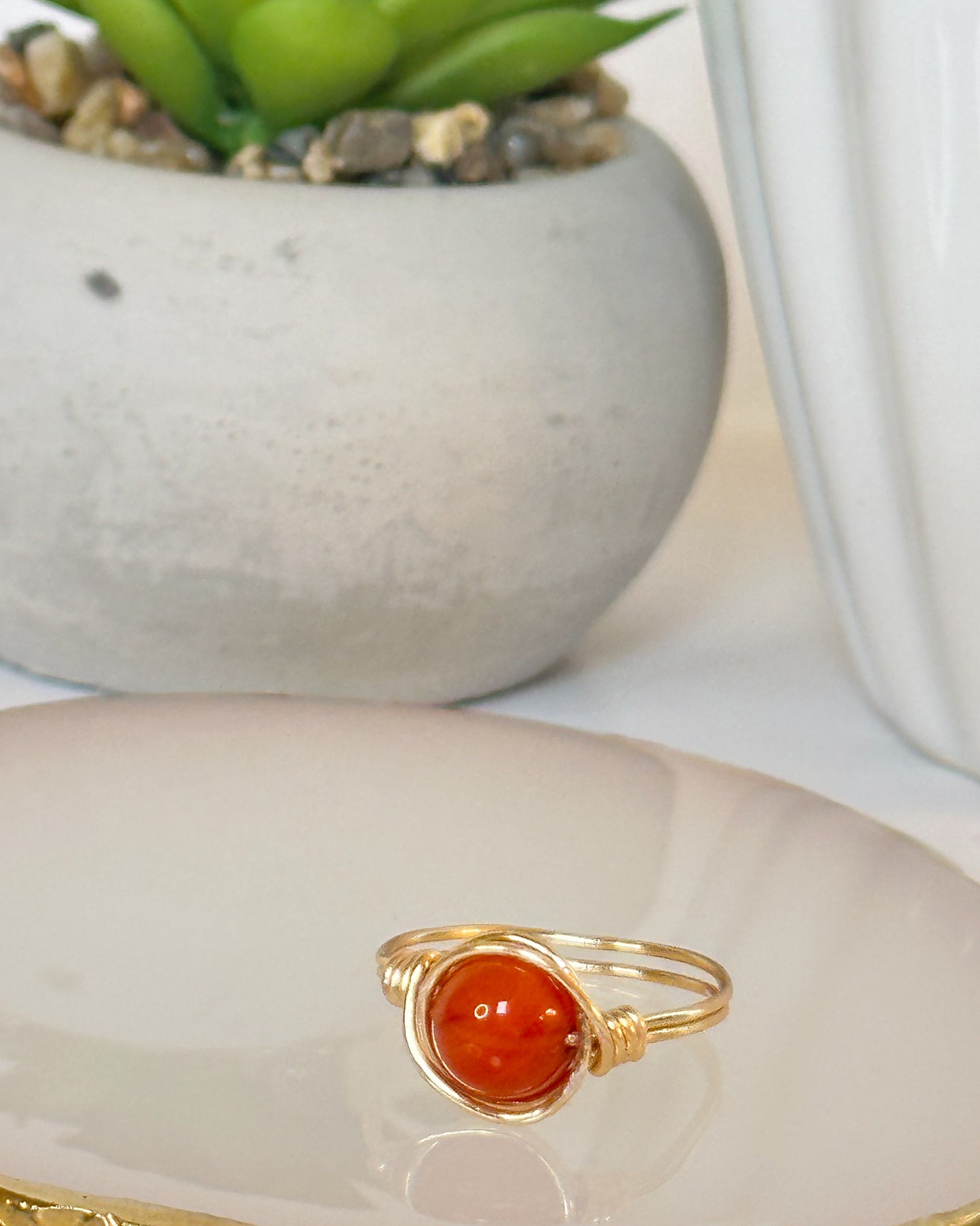 Single Gemstone Ring - Essential Paradise