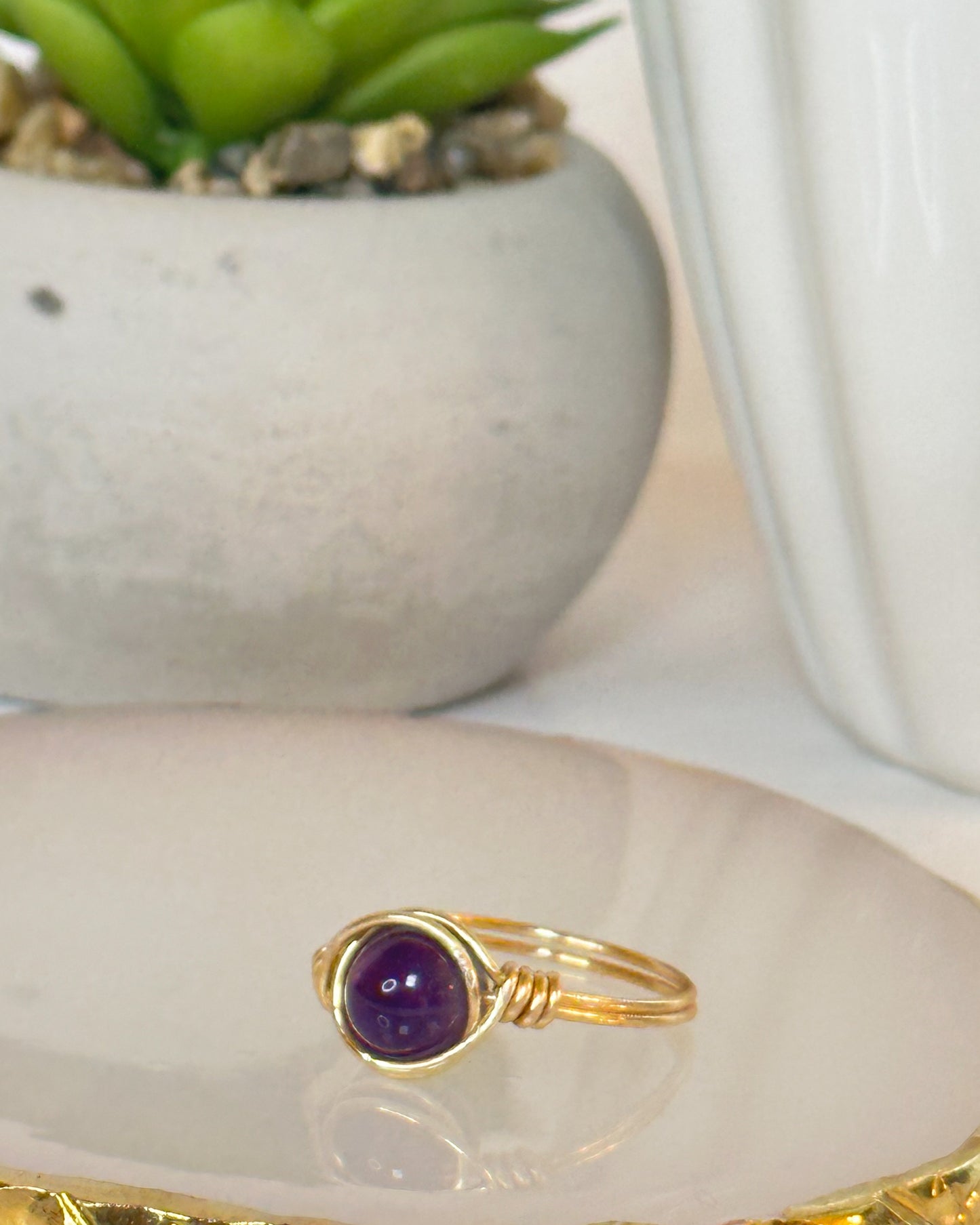 Single Gemstone Ring - Essential Paradise
