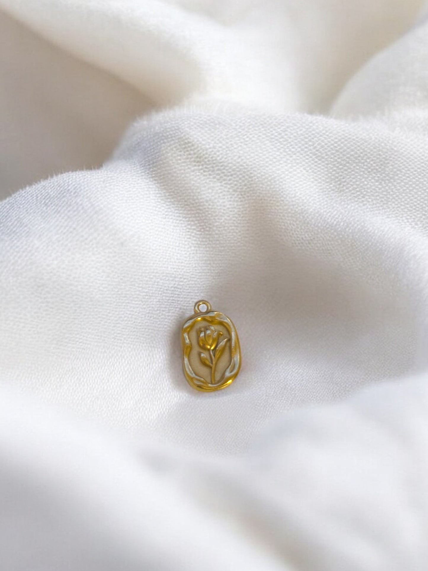 Vintage Rose Charm