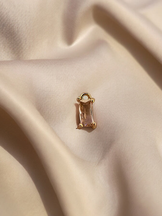 Gold Rectangle Charm