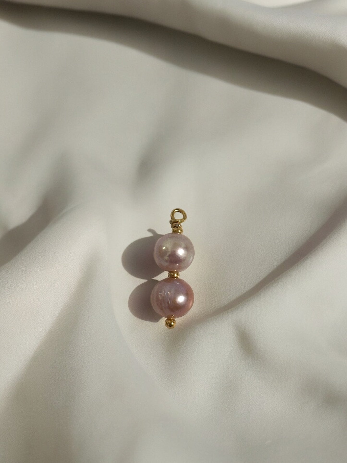Purple Freshwater Pearl Charm