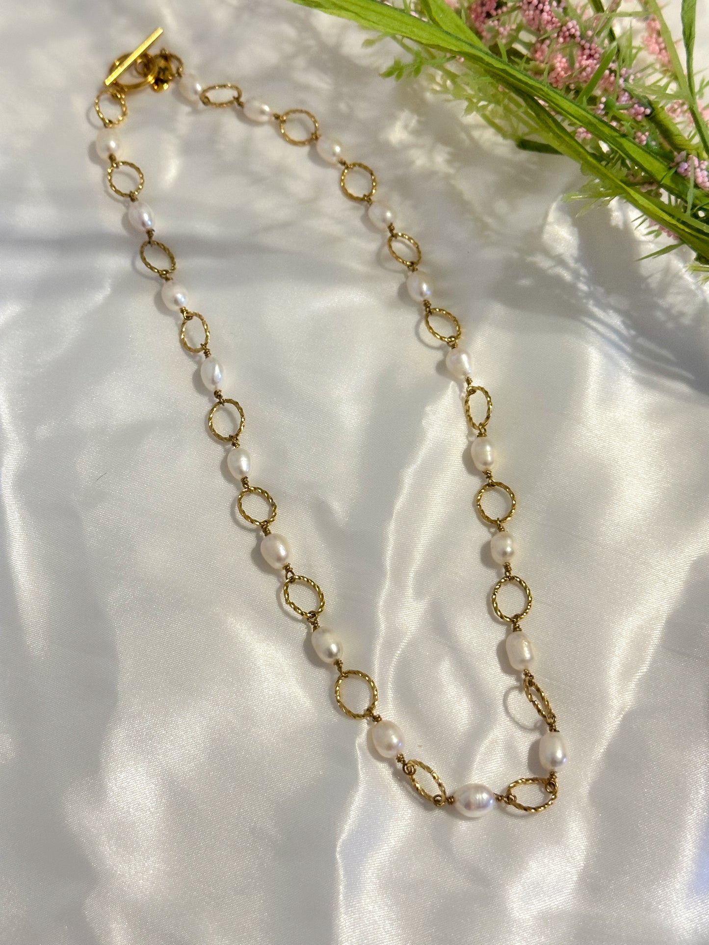 Noelle Chunky Pearl Necklace