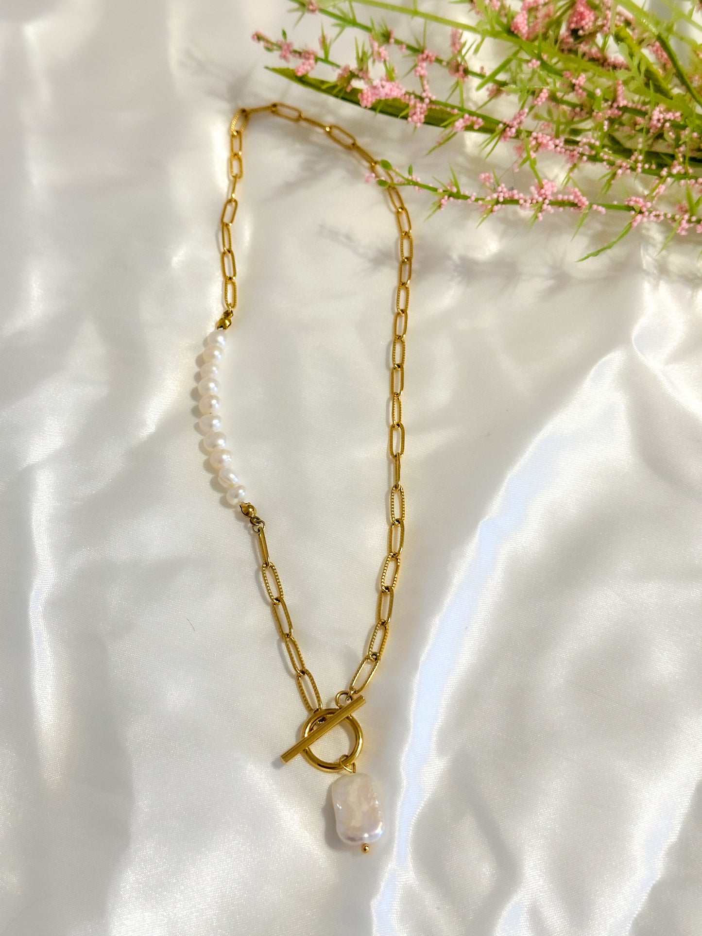 Juniper Baroque Pearl Necklace