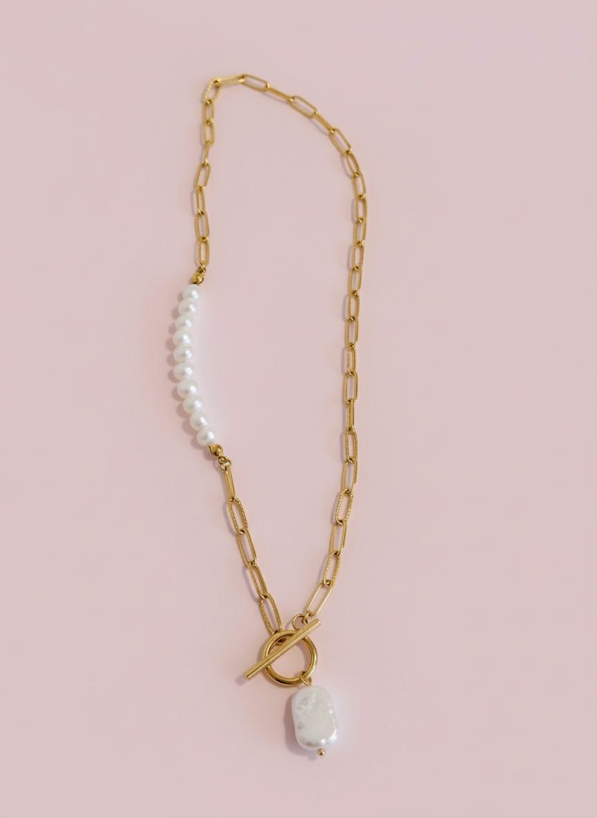 Juniper Baroque Pearl Necklace
