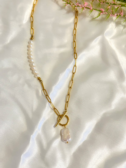 Juniper Baroque Pearl Necklace