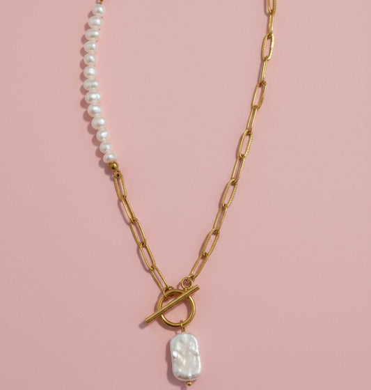 Juniper Baroque Pearl Necklace