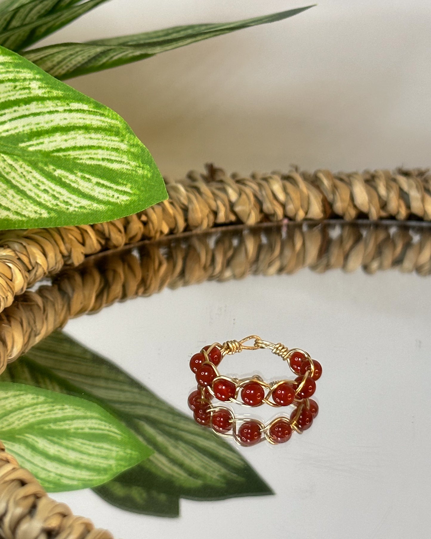 Braided Gemstone Ring - Essential Paradise