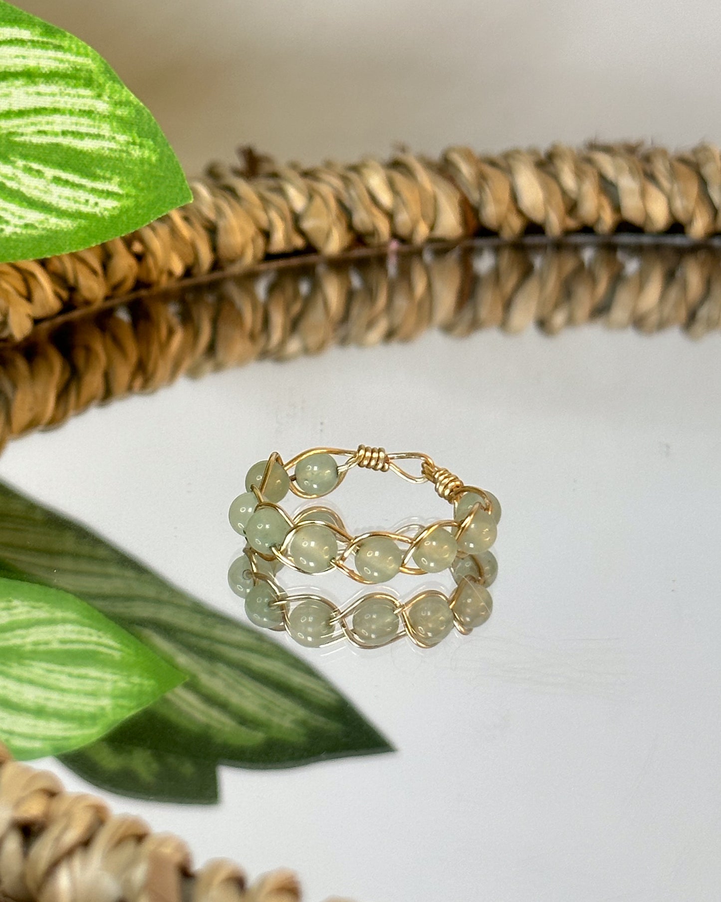 Braided Gemstone Ring - Essential Paradise