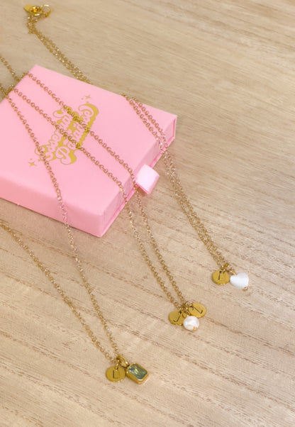 Custom Dainty Initial Necklace