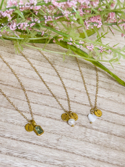 Custom Dainty Initial Necklace
