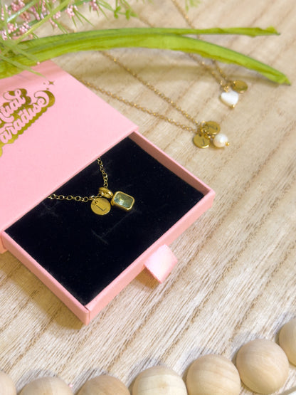 Custom Dainty Initial Necklace